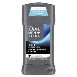 Dove Men+Care Stain Defense Clean Antiperspirant Deodorant Stick 2.6 oz Dove Men+Care Stain Defense Clean Antiperspirant Deodorant Stick 2.6 oz