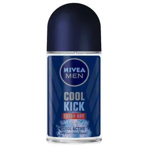 Nivea Men Cool Kick X Dry Roll On 50 ml (6-Pack) Nivea Men Cool Kick X Dry Roll On 50 ml (6-Pack)