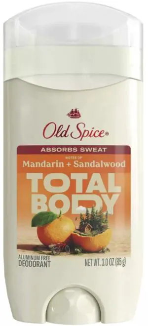 Old Spice Total Body Deodorant Mandarin & Sandalwood 3 oz (6-Pack) Old Spice Total Body Deodorant Mandarin & Sandalwood 3 oz (6-Pack)