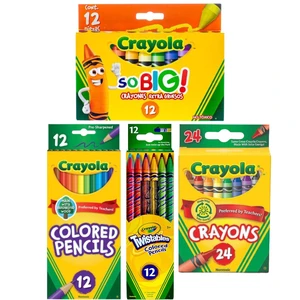Crayola Pencils 12 & Twistables 12 & Crayons 24 & Jumbo Crayons 12 - 4 Pack Crayola Pencils 12 & Twistables 12 & Crayons 24 & Jumbo Crayons 12 - 4 Pack