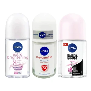 Nivea Gift Set - Extra Brightening 25 + B&W Clear 25 + Dry Comfort 25 ml Nivea Gift Set - Extra Brightening 25 + B&W Clear 25 + Dry Comfort 25 ml