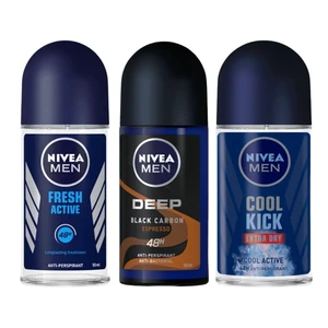 Nivea Set - Deep Espresso 50 ml & Cool Kick 50 ml & Fresh Active 50 ml (3 Pack) Nivea Set - Deep Espresso 50 ml & Cool Kick 50 ml & Fresh Active 50 ml (3 Pack)