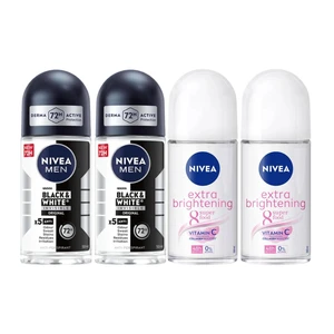 Nivea Variety Pack - 2x Extra Brightening 50 + 2x B&W Original 50 (4 Pack) Nivea Variety Pack - 2x Extra Brightening 50 + 2x B&W Original 50 (4 Pack)