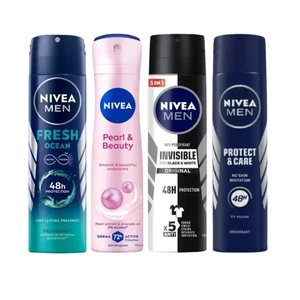 Nivea Bundle - Fresh Ocean + Protect & Care + Black & White + Pearl & Beauty Nivea Bundle - Fresh Ocean + Protect & Care + Black & White + Pearl & Beauty