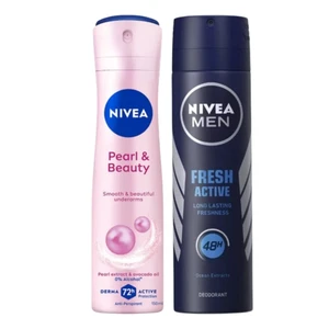 Nivea Deodorant Spray 150 ml Bundle - Pearl & Beauty + Fresh Active (2 Pack) Nivea Deodorant Spray 150 ml Bundle - Pearl & Beauty + Fresh Active (2 Pack)