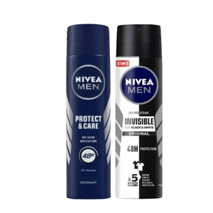 Nivea Deodorant Spray 150 ml Gift Set - Protect & Care + Black & White (2 Pack) Nivea Deodorant Spray 150 ml Gift Set - Protect & Care + Black & White (2 Pack)