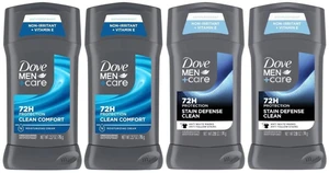 Dove Variety Pack - 2x Clean Comfort 2.7 oz + 2x Stain Defense 2.6 oz (4 Pack) Dove Variety Pack - 2x Clean Comfort 2.7 oz + 2x Stain Defense 2.6 oz (4 Pack)