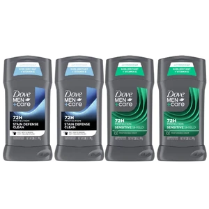 Dove Combo Pack - 2x Stain Defense 2.6 oz + 2x Sensitive Shield 2.6 oz (4 Pack) Dove Combo Pack - 2x Stain Defense 2.6 oz + 2x Sensitive Shield 2.6 oz (4 Pack)