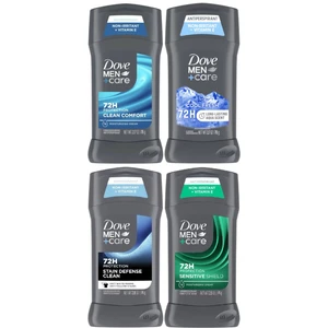 Dove Clean Comfort & Cool Fresh & Stain Defense & Sensitive Shield - 4 Pack Dove Clean Comfort & Cool Fresh & Stain Defense & Sensitive Shield - 4 Pack