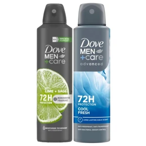 Dove Men+Care Antiperspirant Spray 150 ml Lime & Sage + Cool Fresh - 2 Pack Dove Men+Care Antiperspirant Spray 150 ml Lime & Sage + Cool Fresh - 2 Pack