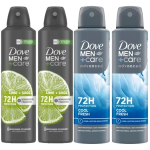 Dove Men+Care Variety Pack - 2x Lime & Sage + 2x Cool Fresh (4 Pack) Dove Men+Care Variety Pack - 2x Lime & Sage + 2x Cool Fresh (4 Pack)