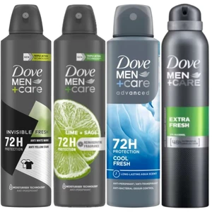 Dove Men+Care Antiperspirant Spray 150 ml Gift Set - 4 Scent Variety (4 Pack) Dove Men+Care Antiperspirant Spray 150 ml Gift Set - 4 Scent Variety (4 Pack)