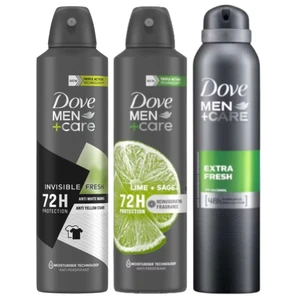 Dove Men+Care Set - Invisible Fresh + Lime & Sage + Extra Fresh (3 Pack) Dove Men+Care Set - Invisible Fresh + Lime & Sage + Extra Fresh (3 Pack)