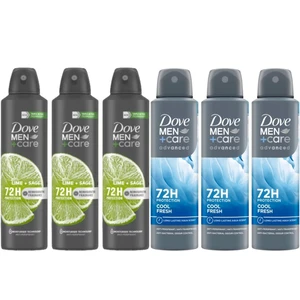 Dove Men+Care Antiperspirant Spray 150 ml 3x Lime & Sage + 3x Cool Fresh Dove Men+Care Antiperspirant Spray 150 ml 3x Lime & Sage + 3x Cool Fresh