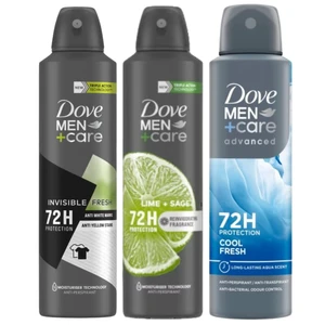 Dove Men+Care Set - Invisible Fresh + Lime & Sage + Cool Fresh (3 Pack) Dove Men+Care Set - Invisible Fresh + Lime & Sage + Cool Fresh (3 Pack)