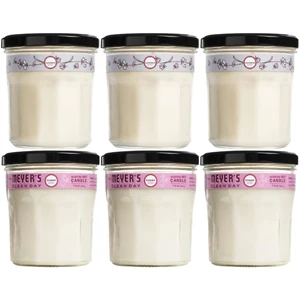 Mrs. Meyer's Soy Candle 7.2 oz Gift Set - 3x Lavender + 3x Peony (6 Pack) Mrs. Meyer's Soy Candle 7.2 oz Gift Set - 3x Lavender + 3x Peony (6 Pack)