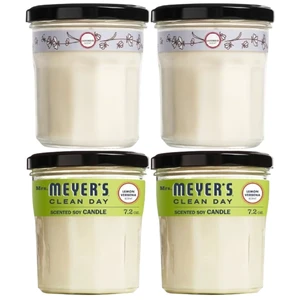 Mrs. Meyer's Soy Candle 7.2 oz Set - 2x Lavender + 2x Lemon Verbena (4 Pack) Mrs. Meyer's Soy Candle 7.2 oz Set - 2x Lavender + 2x Lemon Verbena (4 Pack)
