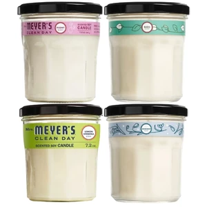 Mrs. Meyer's Soy Candle 7.2 oz Peony & Basil & Lemon Verbena & Snowdrop - 4 Pack Mrs. Meyer's Soy Candle 7.2 oz Peony & Basil & Lemon Verbena & Snowdrop - 4 Pack