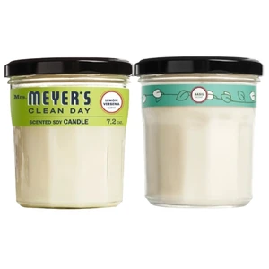 Mrs. Meyer's Soy Candle 7.2 oz Combo Pack - Lemon Verbena & Basil (2 Pack) Mrs. Meyer's Soy Candle 7.2 oz Combo Pack - Lemon Verbena & Basil (2 Pack)