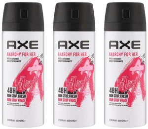 Axe Anarchy For Her Deodorant Body Spray For Women, Rose Bergamot Scent, 5 fl oz (3 Pack) Axe Anarchy For Her Deodorant Body Spray For Women, Rose Bergamot Scent, 5 fl oz (3 Pack)