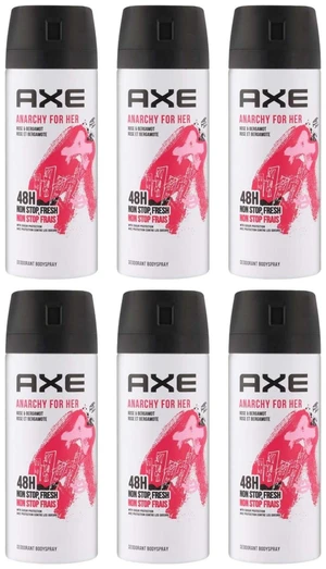 Axe Anarchy For Her Deodorant Body Spray For Women, Rose Bergamot Scent, 5 fl oz (6 Pack) Axe Anarchy For Her Deodorant Body Spray For Women, Rose Bergamot Scent, 5 fl oz (6 Pack)