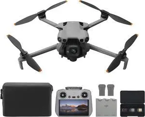 DJI Mini 5 Pro Fly More Combo Plus with DJI RC 2, Drone with Camera, 1-Inch CMOS, 4K Drone for Beginners, Obstacle Sensing, ActiveTrack 360°, 225° Gimbal Rotation, Extended Battery Life