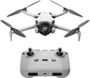 DJI Mini 4 Pro (DJI RC-N2), Drones with Camera for Adults 4K, Under 0.549 lbs/249 g, 34 Mins Flight Time, 20km Max Video Transmission Distance, Omnidirectional Vision Sensing, Mini Drone for Beginners