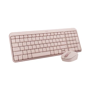MK250 Compact Wireless Bluetooth Keyboard and Mouse Combo - Rose | Bluetooth connection only, compact keyboard with number pad, small ambidextrous M196 mouse with 3 non-customizable buttons MK250 Compact Wireless Bluetooth Keyboard and Mouse Combo - Rose | Bluetooth connection only, compact keyboard with number pad, small ambidextrous M196 mouse with 3 non-customizable buttons