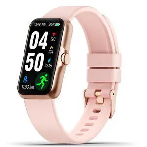 JYUAJOI Fitness Tracker with 24/7 Continuous Heart Rate, Blood Oxygen Monitor, Smart Watch with Sleep Monitor, IP68 Waterproof Activity Tracker Step Counter for Women Men (Pink) JYUAJOI Fitness Tracker with 24/7 Continuous Heart Rate, Blood Oxygen Monitor, Smart Watch with Sleep Monitor, IP68 Waterproof Activity Tracker Step Counter for Women Men (Pink)