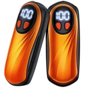 Hand Warmers Rechargeable 2 Pack, 6000mAh Electric Hand Warmers, 5-Level Heating with Battery Display, Reusable Portable Pocket Heater, Gifts for Christmas, Outdoor, Golf, Travel, Hunting, Camping Hand Warmers Rechargeable 2 Pack, 6000mAh Electric Hand Warmers, 5-Level Heating with Battery Display, Reusable Portable Pocket Heater, Gifts for Christmas, Outdoor, Golf, Travel, Hunting, Camping