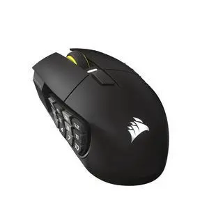 Scimitar Elite Wireless SE MMO PC Gaming Mouse 33,000 DPI, 16 Programmable Buttons, Key Slider, Elgato Virtual Stream Deck, 1,000Hz Polling, Up to 150-Hour Battery Gunmetal Scimitar Elite Wireless SE MMO PC Gaming Mouse 33,000 DPI, 16 Programmable Buttons, Key Slider, Elgato Virtual Stream Deck, 1,000Hz Polling, Up to 150-Hour Battery Gunmetal
