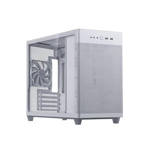 ASUS Prime AP201 White Micro ATX PC Case, 33-Liter Compact Design, Pre-Installed Fans, Mesh Panel, Tool-Free Side Panels, 360mm Radiator Support, GPU Support up to 338mm, ATX PSU Compatible ASUS Prime AP201 White Micro ATX PC Case, 33-Liter Compact Design, Pre-Installed Fans, Mesh Panel, Tool-Free Side Panels, 360mm Radiator Support, GPU Support up to 338mm, ATX PSU Compatible