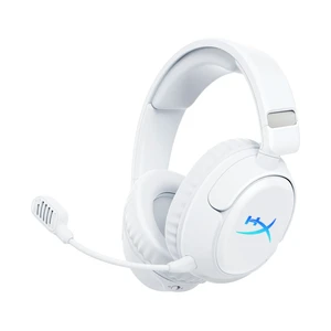 HyperX Cloud Flight 2 Wireless Gaming Headset, Customizable RGB Lighting with Removable Earcup Plates, up to 100 Hours of Battery Life, 2.4GHz & Bluetooth, Multi-Platform Compatibility - White HyperX Cloud Flight 2 Wireless Gaming Headset, Customizable RGB Lighting with Removable Earcup Plates, up to 100 Hours of Battery Life, 2.4GHz & Bluetooth, Multi-Platform Compatibility - White