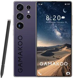 GAMAKOO G25 Ultra S Pen 8gb+256GB Dual SIM 5G Smartphone Unlocked Cell Phone Android 15 Deep Puple GAMAKOO G25 Ultra S Pen 8gb+256GB Dual SIM 5G Smartphone Unlocked Cell Phone Android 15 Deep Puple