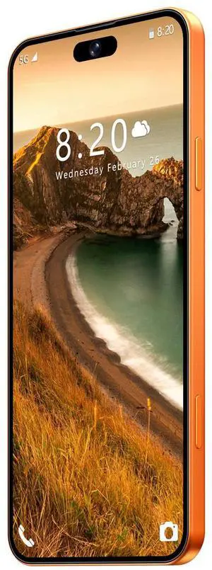 GAMAKOO G17 Pro Max 5G Smartphone 4G+64G Dual Sim Android Unlocked Cell Phone 5000mAh 16MP+32MP Orange GAMAKOO G17 Pro Max 5G Smartphone 4G+64G Dual Sim Android Unlocked Cell Phone 5000mAh 16MP+32MP Orange