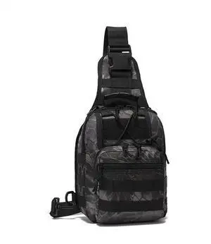 Mens Backpack Tactical Sling Bag Shoulder Molle Travel Chest Pack Outdoor Hiking Black Python Mens Backpack Tactical Sling Bag Shoulder Molle Travel Chest Pack Outdoor Hiking Black Python