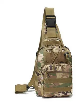 Mens Backpack Tactical Sling Bag Shoulder Molle Travel Chest Pack Outdoor Hiking CP camouflage Mens Backpack Tactical Sling Bag Shoulder Molle Travel Chest Pack Outdoor Hiking CP camouflage