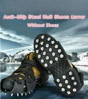 For Snow And Ice Hiking Outdoor Steel Snag Anti-slip Grips Spikes Shoes Cover For Snow And Ice Hiking Outdoor Steel Snag Anti-slip Grips Spikes Shoes Cover