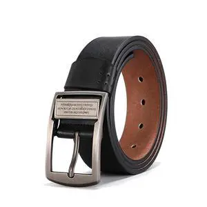 Women Men's Belts Full Grain Genuine Leather Casual Dress Jeans Wide Belts Vintage Pin Buckle Black 32inch 34 inch Women Men's Belts Full Grain Genuine Leather Casual Dress Jeans Wide Belts Vintage Pin Buckle Black 32inch 34 inch