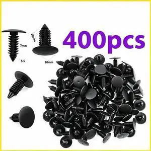 7mm 400PCS Plastic Rivets Bumper Clips Auto Car Hole Fastener Fender Push Pin 7mm 400PCS Plastic Rivets Bumper Clips Auto Car Hole Fastener Fender Push Pin