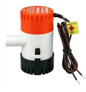 1100 GPH Bilge Pump Kit 12V Electric Boat Water Submersible 6ft Hose Clamps Thru-12V GFBP1 Pump 1100 GPH Bilge Pump Kit 12V Electric Boat Water Submersible 6ft Hose Clamps Thru-12V GFBP1 Pump