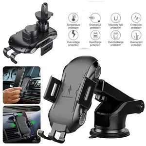 30W Wireless Charger Fast Charging Automatic Clamping Car Mount Phone Holder US 30W Wireless Charger Fast Charging Automatic Clamping Car Mount Phone Holder US