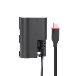 For Canon EOS R5 II/R6 II/R5/R7/Live Stream Power Type-C PD LP-E6 Dummy Battery For Canon EOS R5 II/R6 II/R5/R7/Live Stream Power Type-C PD LP-E6 Dummy Battery
