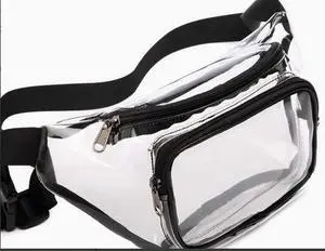 Clear USB Tote Bag PVC Zipper Stadium Approved Shoulder Handbag Purse Chest Clear USB Tote Bag PVC Zipper Stadium Approved Shoulder Handbag Purse Chest