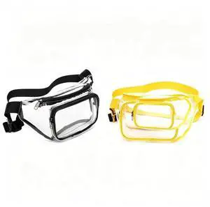 Clear USB Tote Bag PVC Zipper Stadium Approved Shoulder Handbag Purse Chest Yellow+Black Clear USB Tote Bag PVC Zipper Stadium Approved Shoulder Handbag Purse Chest Yellow+Black