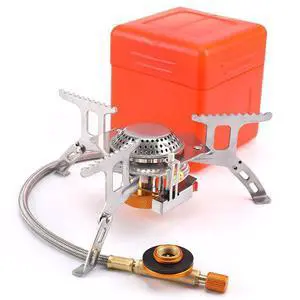 3900W Portable Backpacking Camping Gas Stove With Piezo Ignition Burner Case US B2003 3900W Portable Backpacking Camping Gas Stove With Piezo Ignition Burner Case US B2003