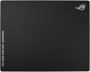 ROG Moonstone Ace L Glass Gaming Mouse Pad  19.7 x 15.7, Ultra-Smooth Matte Tempered Glass for Quiet Ultrafast Glides, Impact/Scratch Resistant, Easy to Clean, Anti-Slip Silicone Base - Black