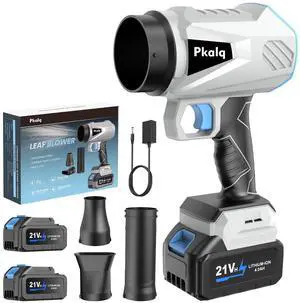 2025 Upgraded Leaf Blower Cordless - 800,000 RPM with 2 x 4.0Ah Batteries and Charger Electric Blowers for Lawn Care Yard Garage Leaves Dust or Snow Outdoor Tidying Portable Leaf Blower