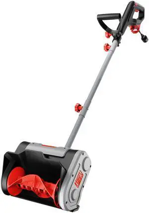 Corded Snow Shovel 11-Inch 1200W 10A Powerful Electric Snow Shovels, 6-Inch Clearing Depth, 23-Foot Max Throw Distance, Power Snow Blower for Driveway, Steps, Sidewalk, Porch Corded Snow Shovel 11-Inch 1200W 10A Powerful Electric Snow Shovels, 6-Inch Clearing Depth, 23-Foot Max Throw Distance, Power Snow Blower for Driveway, Steps, Sidewalk, Porch