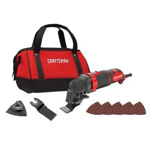 Oscillating Tool, 3-Amp, Includes Universal Tool-free Accessory System, Blades, Sandpaper and Tool Bag, Corded (CMEW401) Oscillating Tool, 3-Amp, Includes Universal Tool-free Accessory System, Blades, Sandpaper and Tool Bag, Corded (CMEW401)